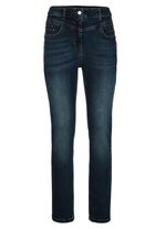 Jeans met strass steentjes en sierstiksels 