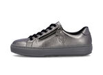 Rieker, modieuze damessneakers, met rits OUD ZILVER