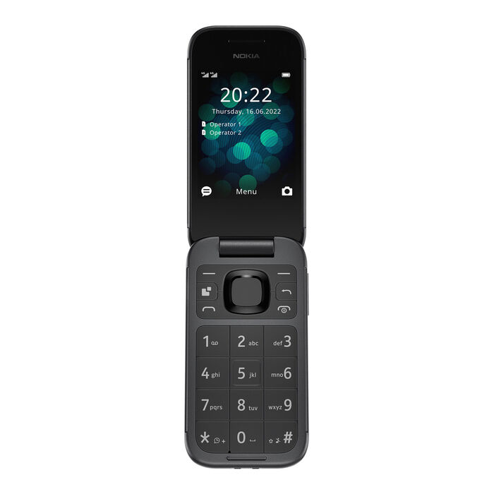 Nokia 2660 Flip clamshell-telefoon met grote knoppen 