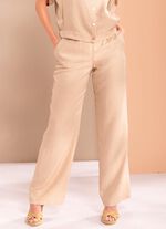 Broek met uitlopende pijpen 