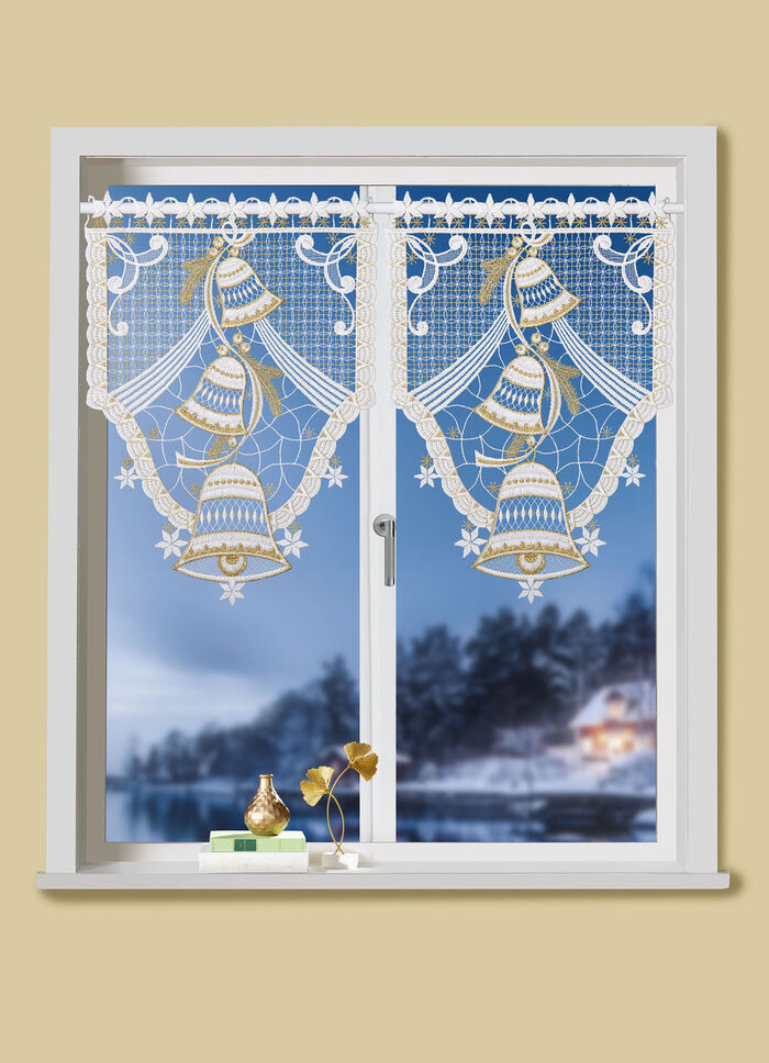 Schijfhanger gemaakt van echt Plauen-kant 