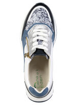 ELENA EDEN, chique damessneakers, breedte G, met uitneembaar voetbed JEANS-BUNT