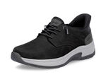 Rieker sneakers met verstevigde achterkap voor eenvoudig aantrekken ZWART