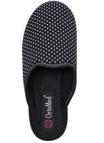 Set van twee pantoffels gemaakt van stippentextiel 1x BORDEAUX 1x ZWART