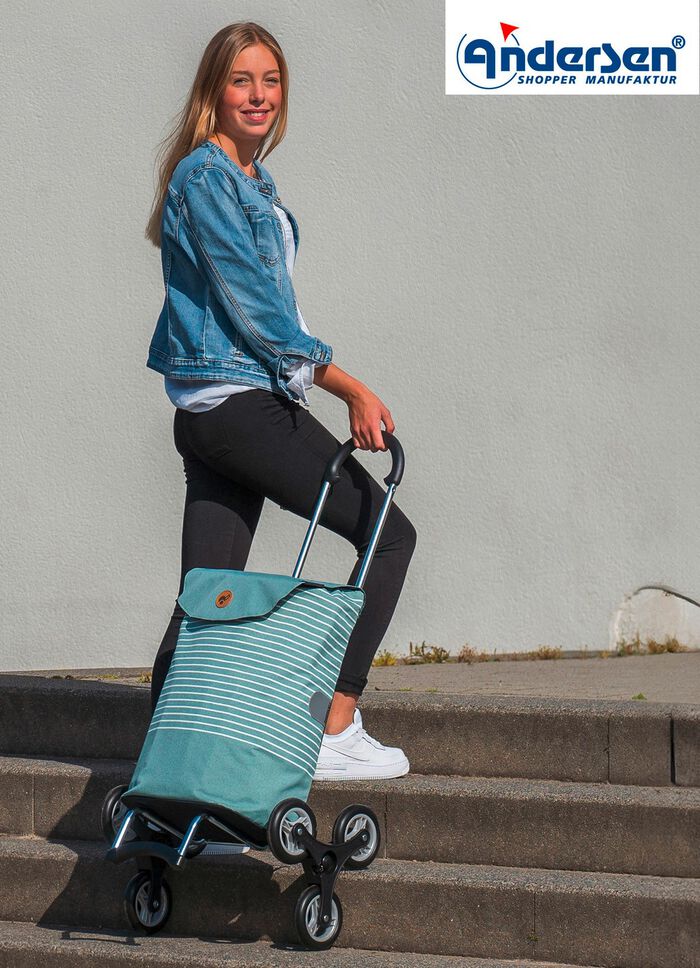 Lichtgewicht en robuuste boodschappentrolley van Andersen MUNT