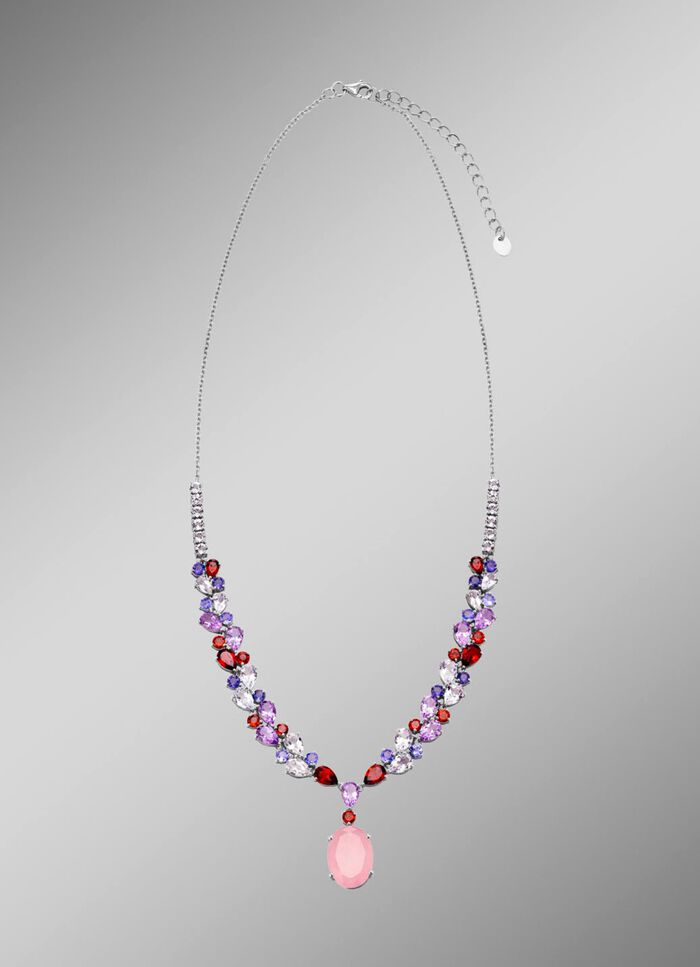 Betoverende ketting met echte edelstenen 