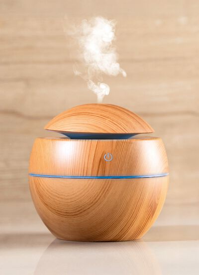 Luchtbevochtiger in houtlook 