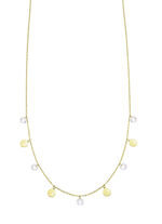 Stijlvolle ketting met zirkonia 