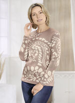 Trui in jacquardmotief 