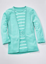 Trui in twinset-look AQUA-WIT