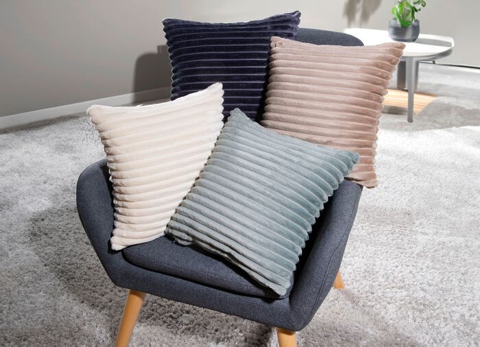 Zachte corduroy kussenhoes 