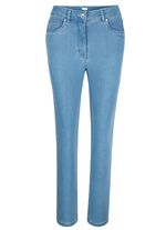 Enkellange jeans in 5-pocket-model 