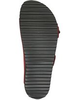 Andrea Conti muiltjes met kleurrijk bedrukt leren voetbed 