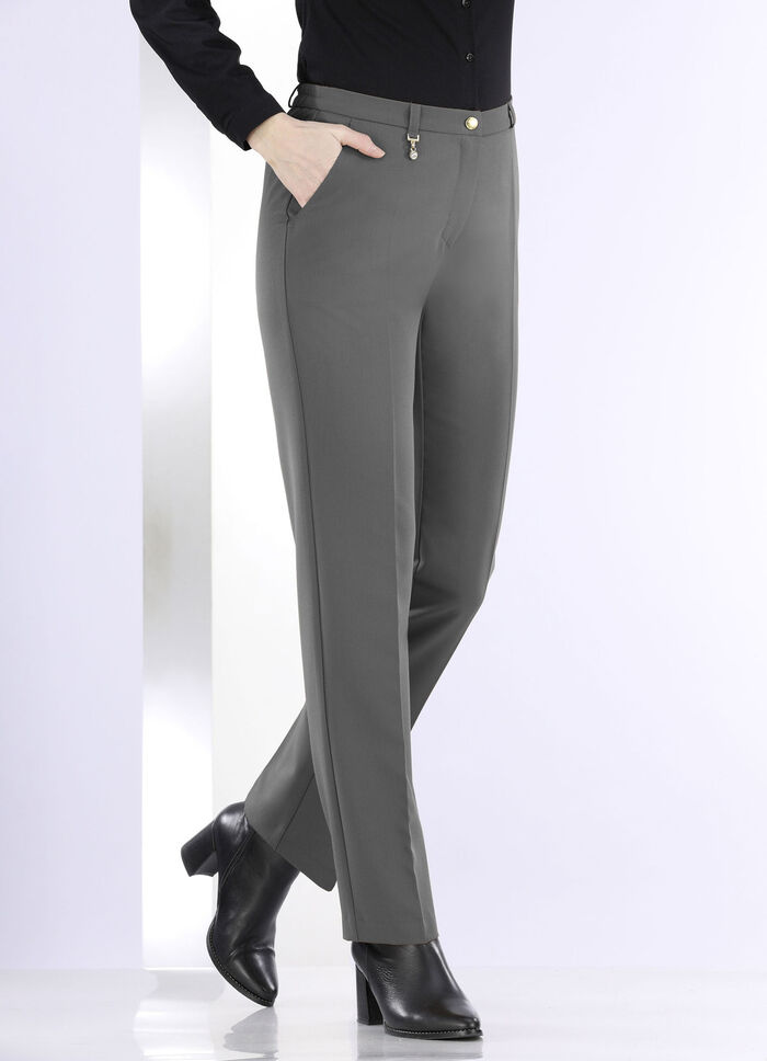 Klassieke broek DONKERGRIJS