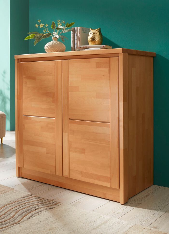 Ladekast gemaakt van massief hout met soft close 