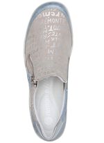 Remonte pantoffels met uitneembare binnenzool BLAUW ZILVERGRIJS