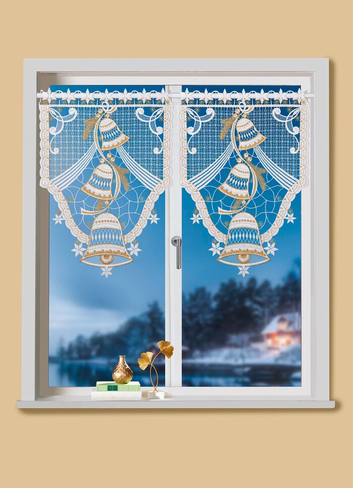 Schijfhanger gemaakt van echt Plauen-kant 