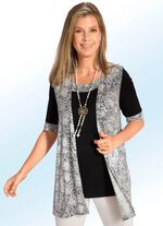 2-delige set bestaande uit vest en shirt 