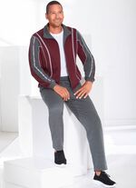 Vrijetijdspak met elastische mouwboorden 