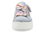 Remonte sneakers met kleurrijke vetersluiting BLAUW-WIT