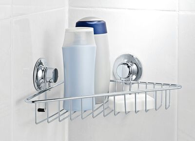 Hoekplank met vacu&uuml;msysteem "EVERLOC". 