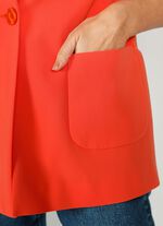 Blazer met 3/4-mouwen met split 