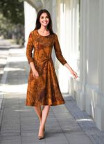 Jurk met kleurrijke print 