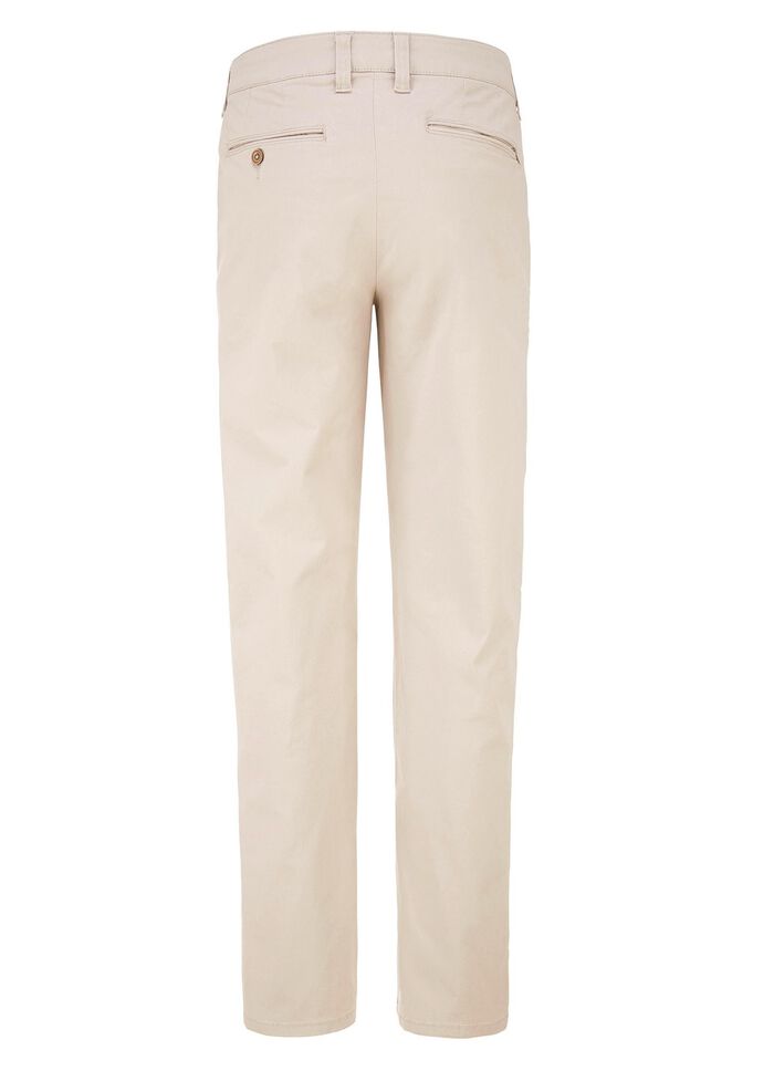 Comfortabele broek met elastische tailleband in 3 kleuren BEIGE