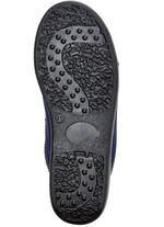 Tweepack klassieke herenpantoffels, breedte H, met elastische band BLAUW-ZWART