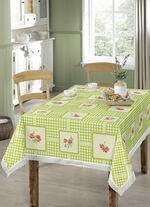 Onderhoudsvriendelijk tafelzeil van tafelzeil GROEN