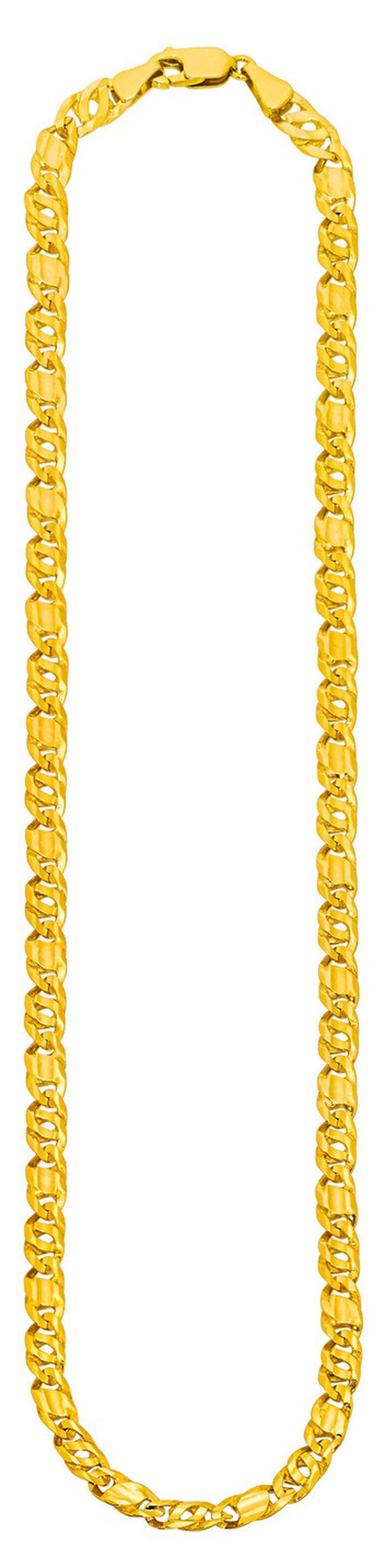 Massieve diamanten ketting met figuur acht patrijs 