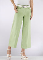 Culottes met modieuze wijde pijpen GR&Uuml;N