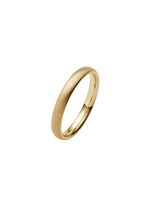 Gesatineerde gouden trouwring 