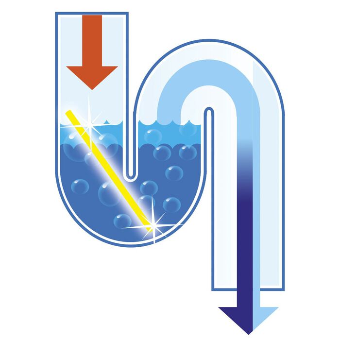 Drain Cleaner Sticks - houd uw afvoer vrij van aanslag en onaangename geuren BLAUW
