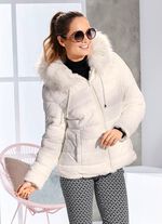 Omkeerbare jas met vaste capuchon 