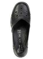 ELENA EDEN, comfortabele damespantoffels, breedte H, met uitneembaar voetbed SCHWARZ