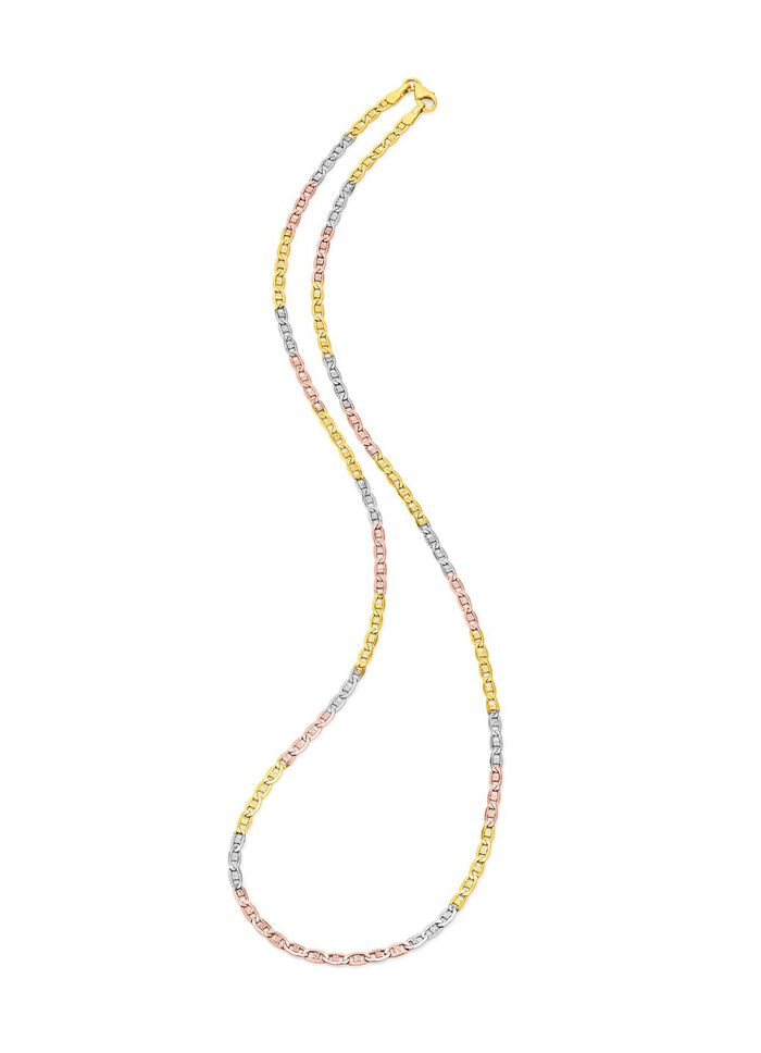 Elegante set in driekleur, met karabijnhaak 