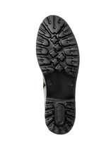 Remonte enkellaarsjes met trendy sierkettingen in veterlook TAUPE