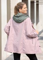 Functionele jas met afneembare capuchon 