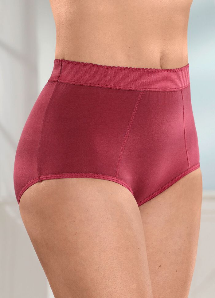 Set van vijf corrigerende slips met verstevigende voorzijde 