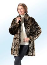 Lange jas van heerlijk zacht imitatiebont 