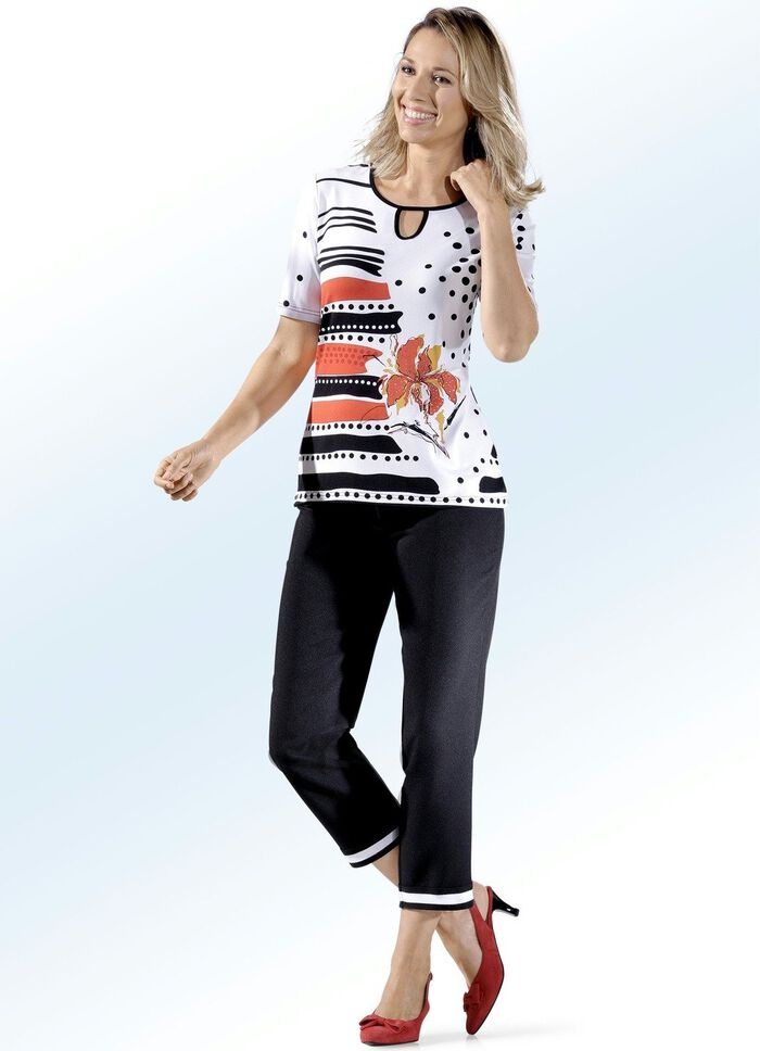 Broek met sportieve chic 