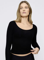 Triumph shirt met lange mouwen ZWART