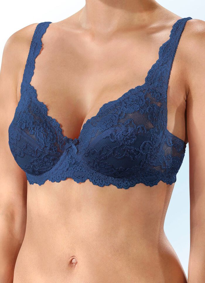 Sassa set van twee elastische kanten beugelbeha's 