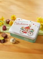 Metalen blik "Beste wensen van de Paashaas" 