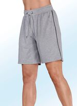 Set van twee slaap- en vrijetijdsbroeken met elastische tailleband en bies 