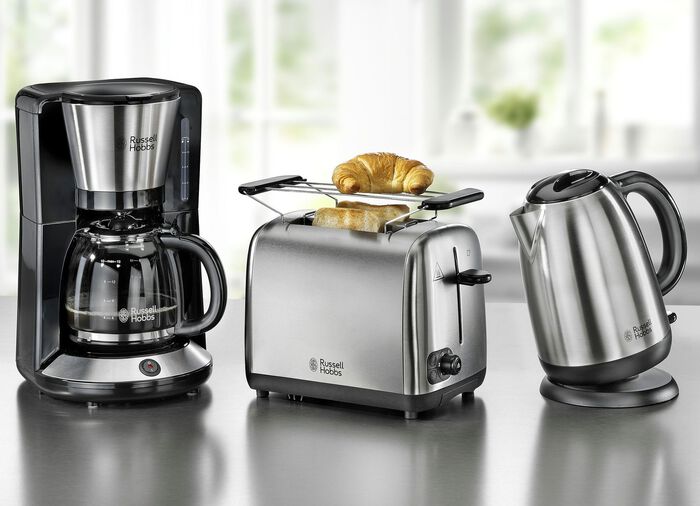 Russell Hobbs Coffee Series-avontuur ROESTVRIJ STAAL