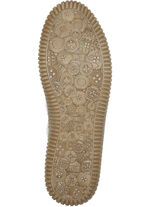 ELENA EDEN pantoffels met een gerimpelde structuur WIT