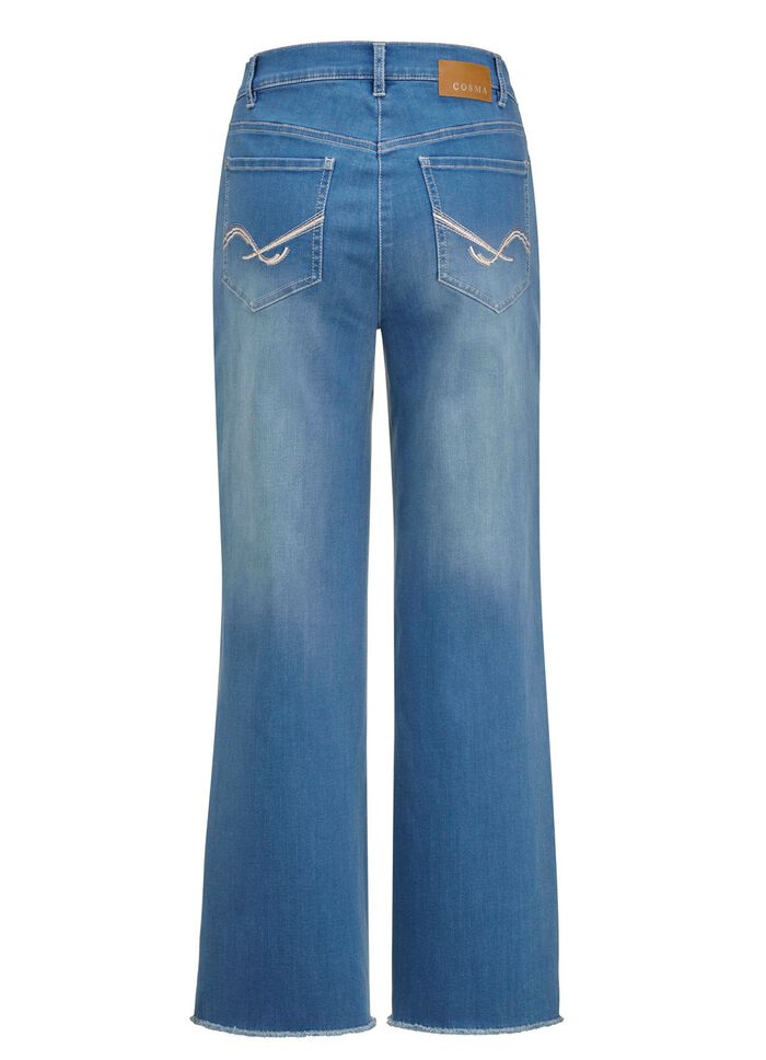 Jeans met modieuze beenwijdte 