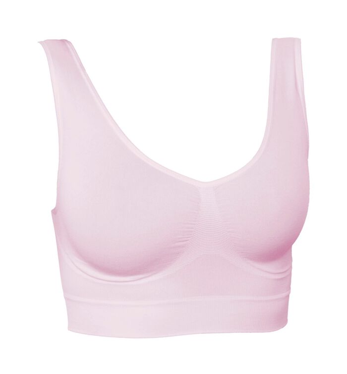 Feel-good bh, set van 3 ROZE-LAVENDEL-BLAUW